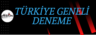 Türkiye Geneli 3. Online Deneme Sınavı 
